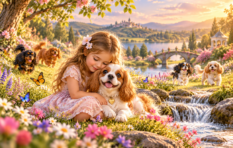 Books for sensitive children with a gentle Cavalier story in magical Heartland Hills