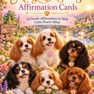Cavalier Angel Hearts Affirmation Cards